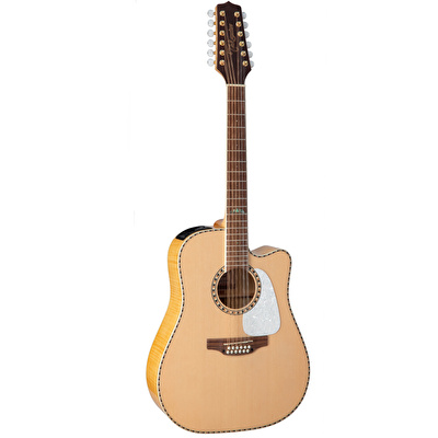 Takamine GD74CE-12U NAT Dreadnought Cutaway 12 Telli Elektro Akustik Gitar